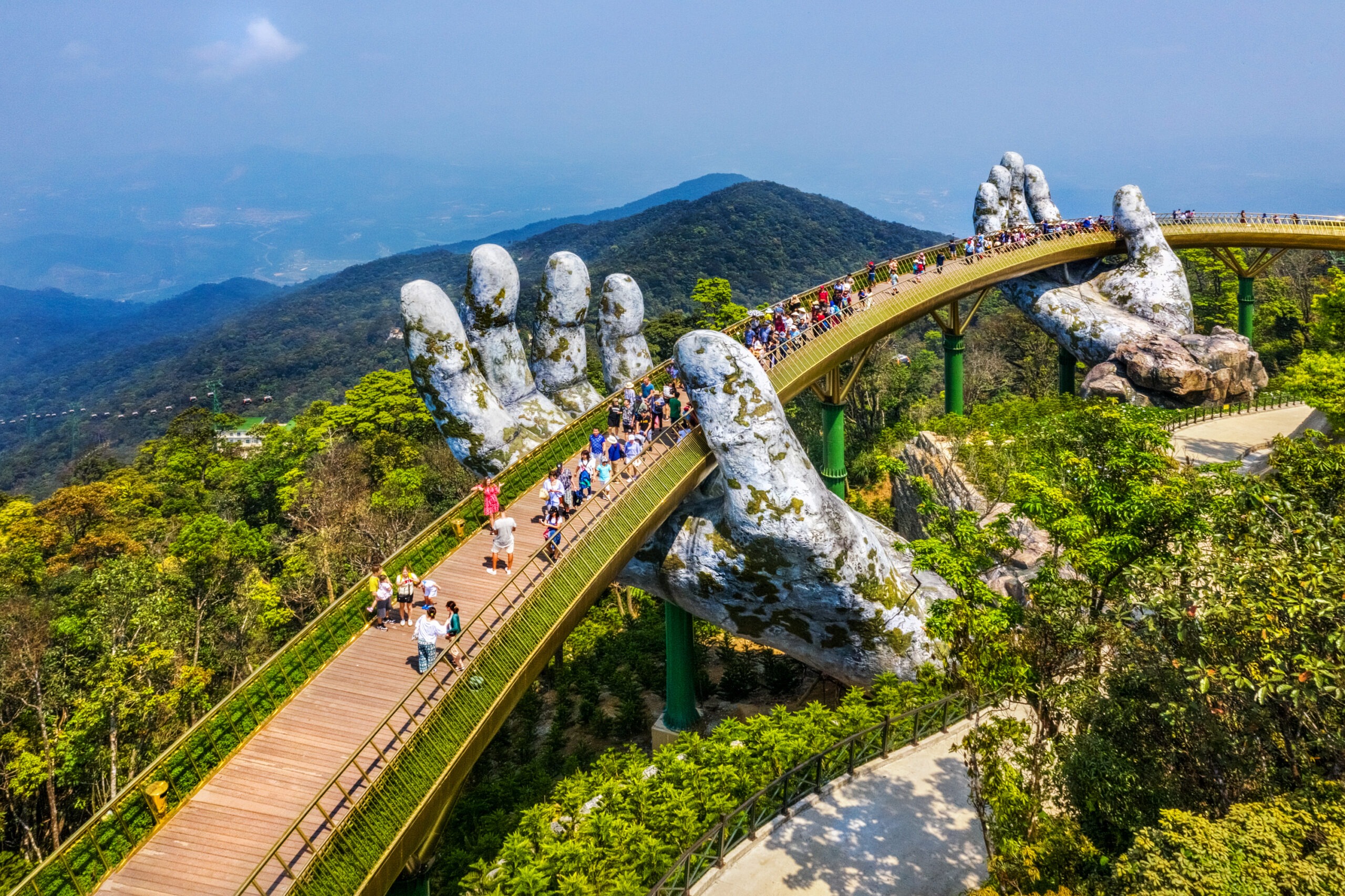 Aerial View of the Golden Bridge